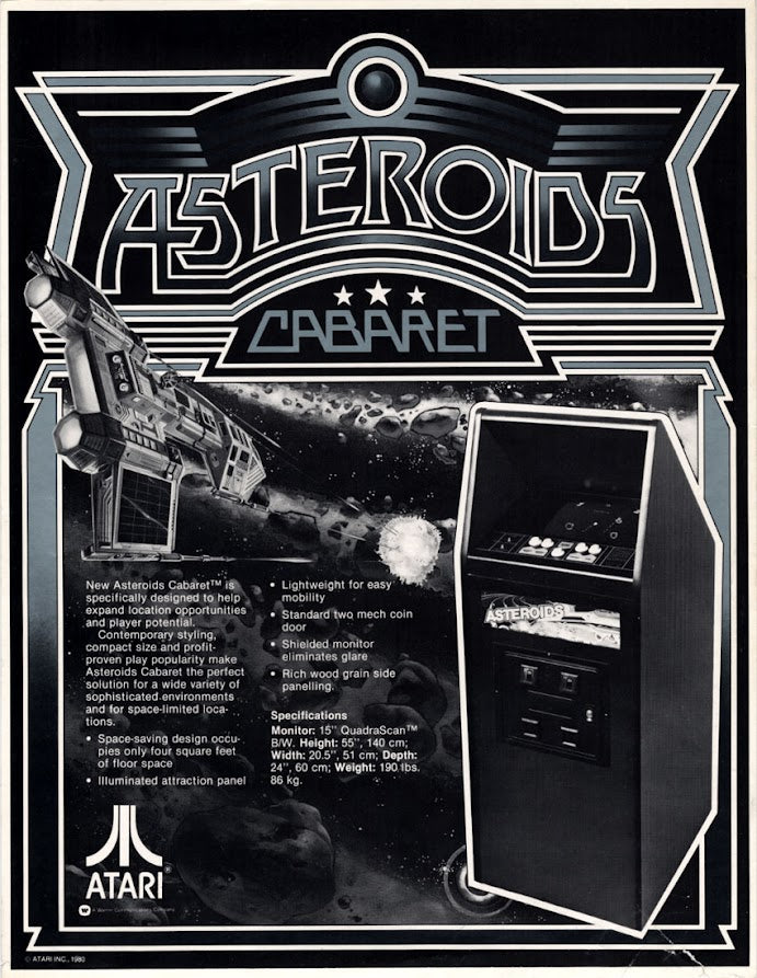 Atari Asteroids Cabaret (1979) – Westport Tech Museum