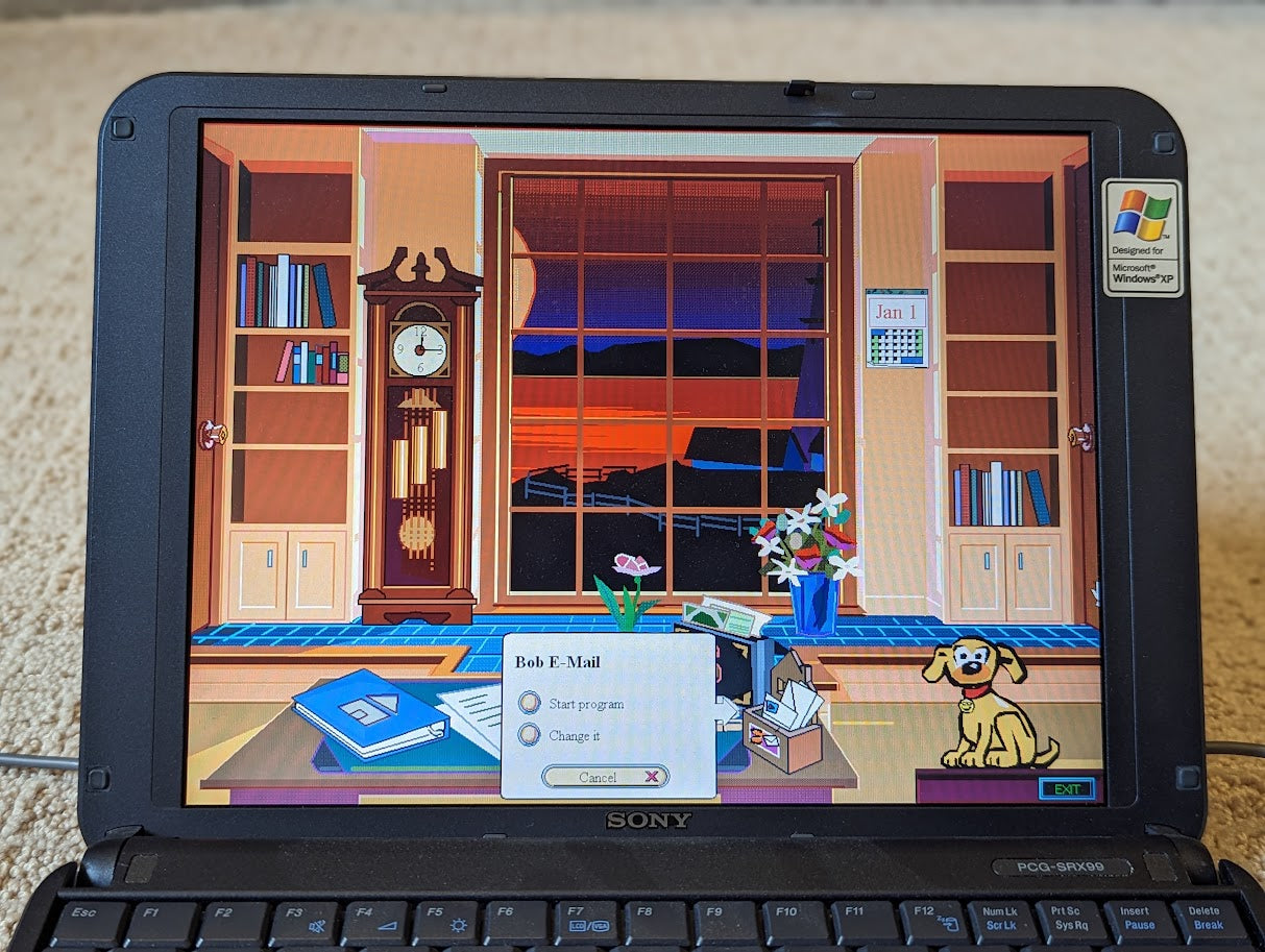 Microsoft Bob 1995 1996 Westport Tech Museum Microsoft Bob 1995 1996 Westport Tech Museum