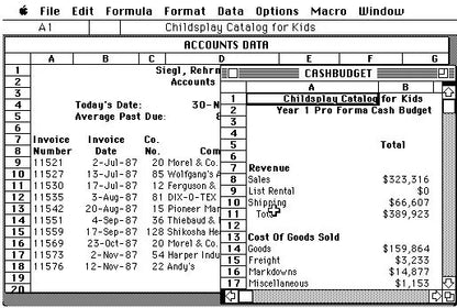 Microsoft Excel 1.0 (1985)