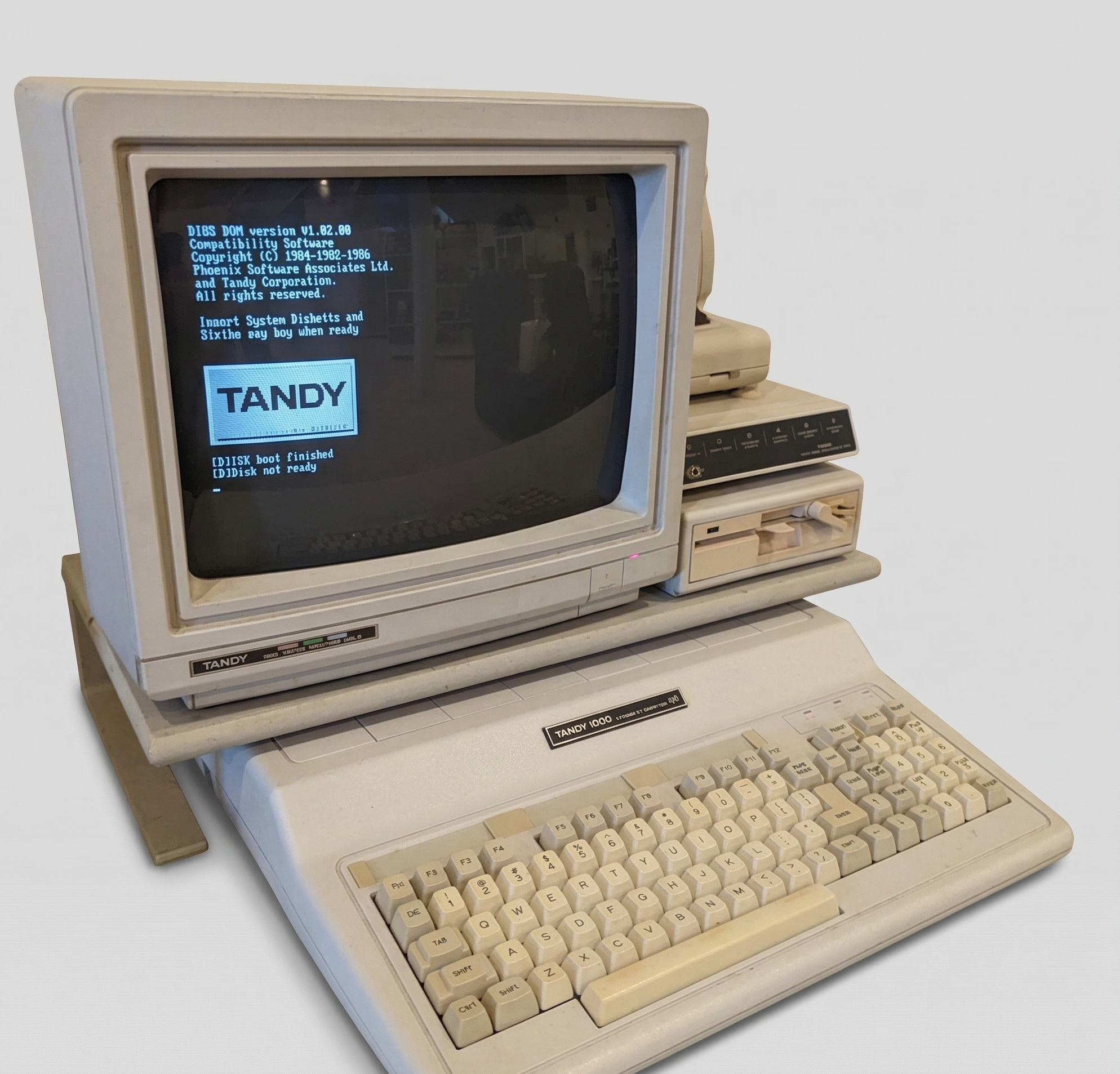 Tandy Mini Computer Tandy 1000 EX Personal Computer (1986) – Westport Tech Museum