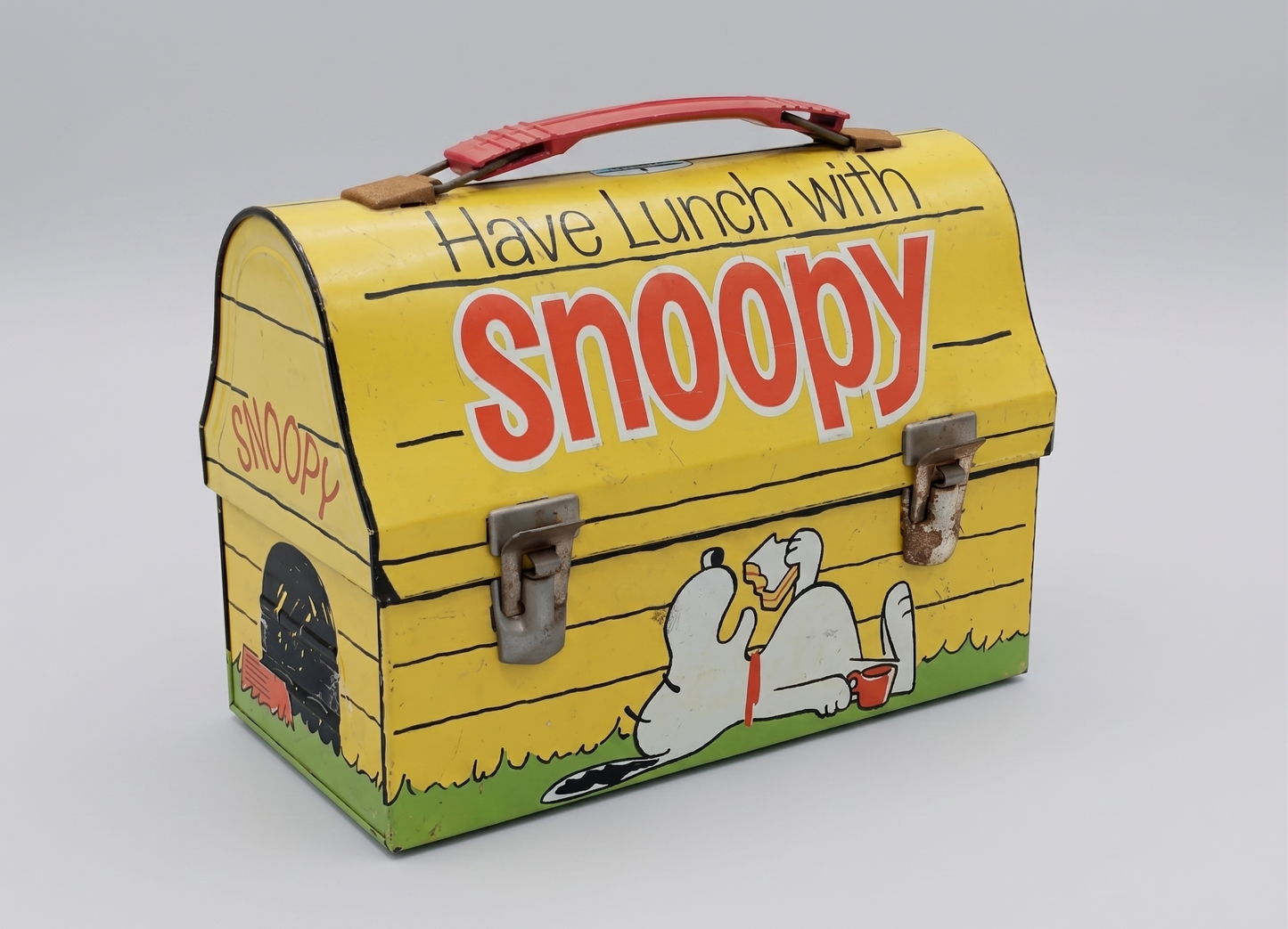 "Lunch With Snoopy" Thermos Lunchbox and the Peanuts Gang (1968)