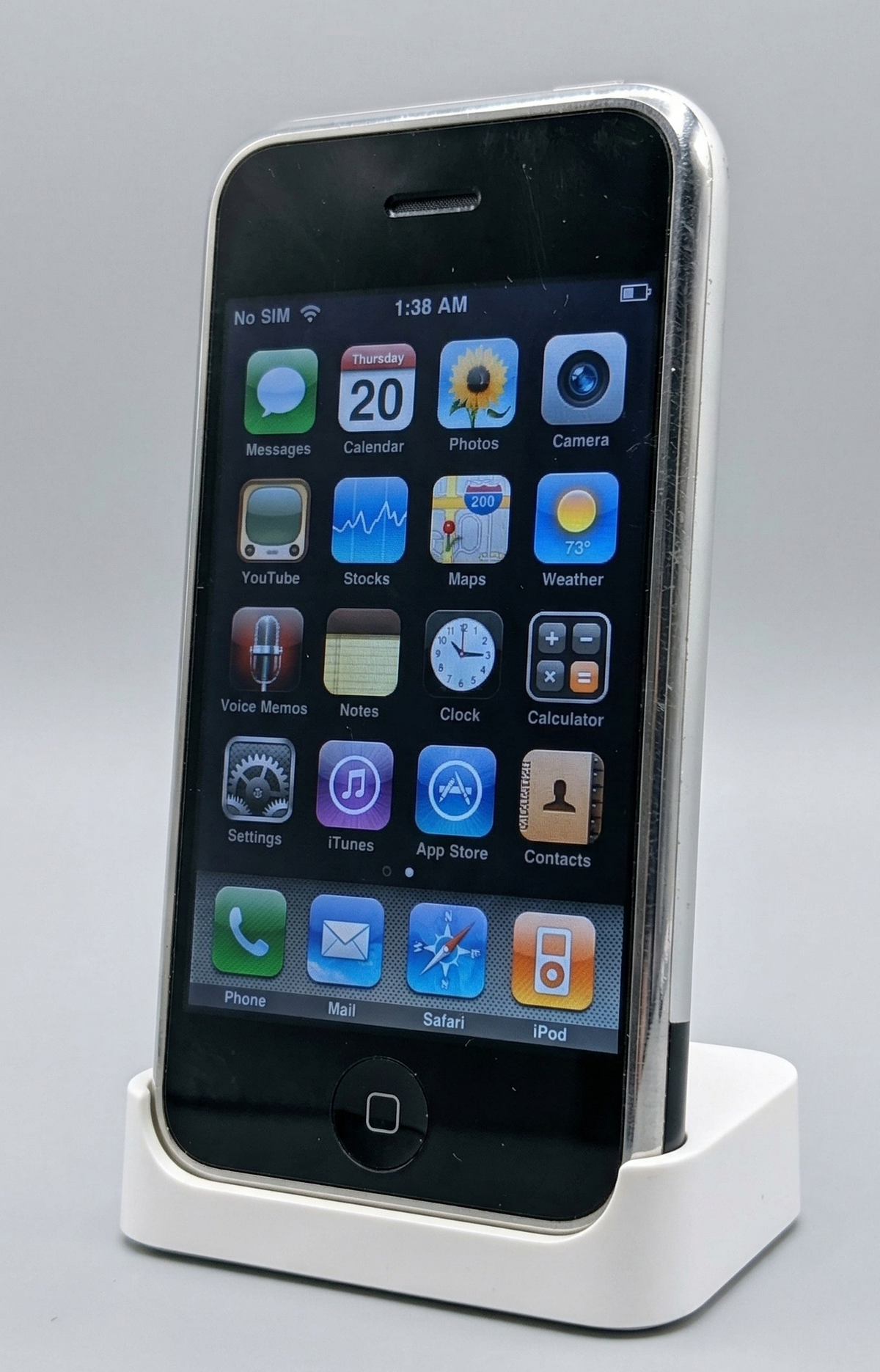 Iphone First Generation Interface Apple iPhone - First Generation iPhone (2007-2008) – Westport Tech Museum
