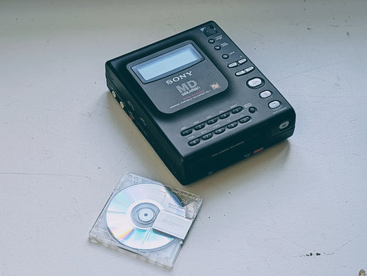 Sony Walkman MZ-1 and Sony MiniDisc (1992)