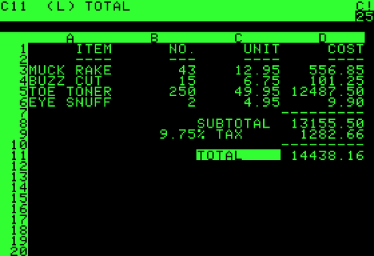 VisiCalc (1979)