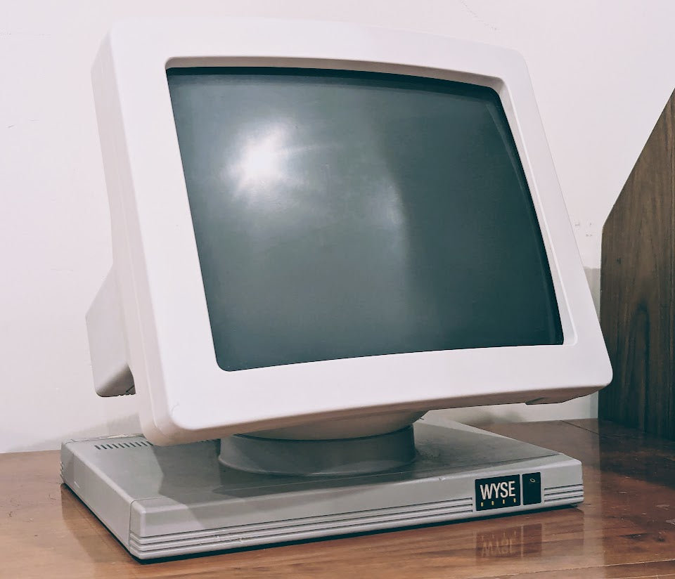 1980 Computer Terminals Screen WYSE WY-50 Computer Terminal (1983) – Westport Tech Museum