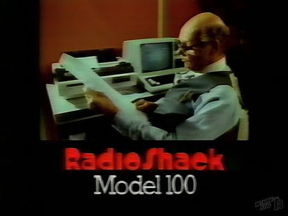 Radio Shack TRS-80 Model 100 Notebook-Style Computer (1983)