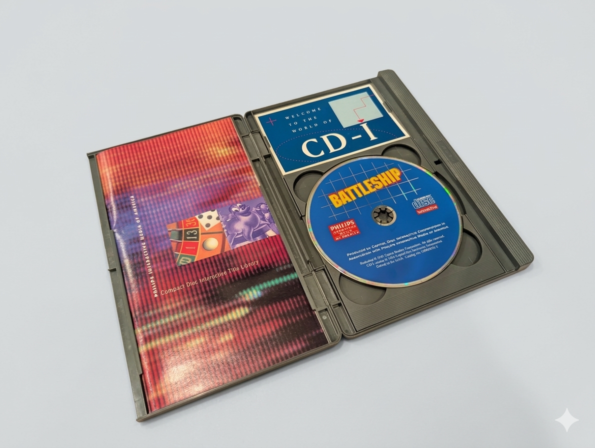 Philips CD-I 910 CDi Player/Video Game System & "Battleship" CD-i Game (1991-1998)