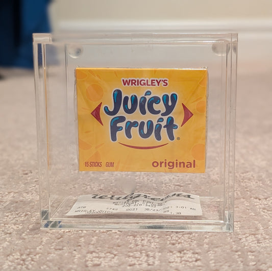 Wrigley's Juicy Fruit Gum - The 50th Anniversary of the First UPC Barcode Scan!