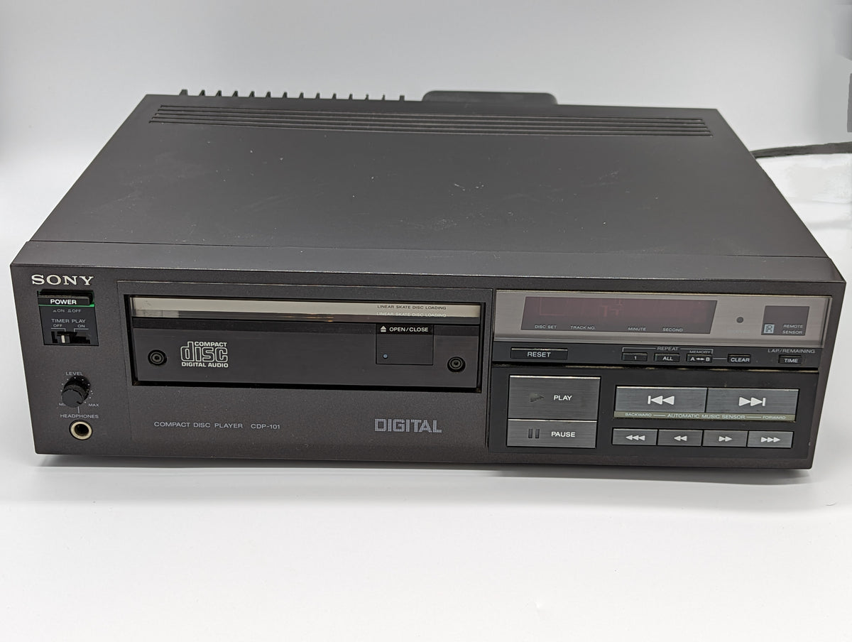 Sony 101 Computer Sony CDP-101 CD Player & First Compact Disc (1982-1984) – Westport Tech ...