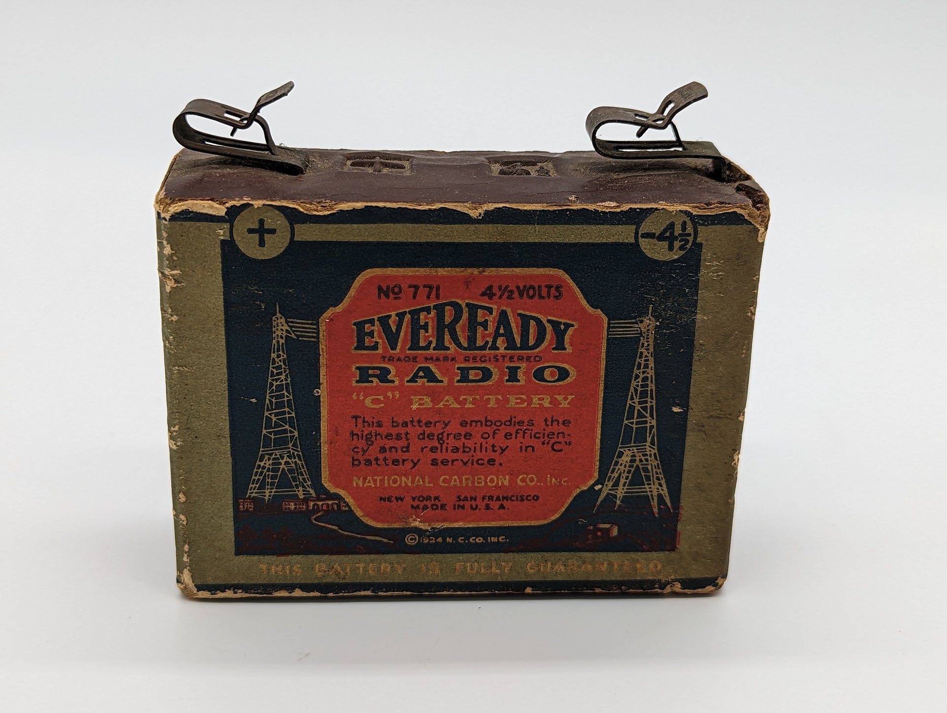 Vintage Eveready Battery Salt and Pepper Shakers -  Denmark