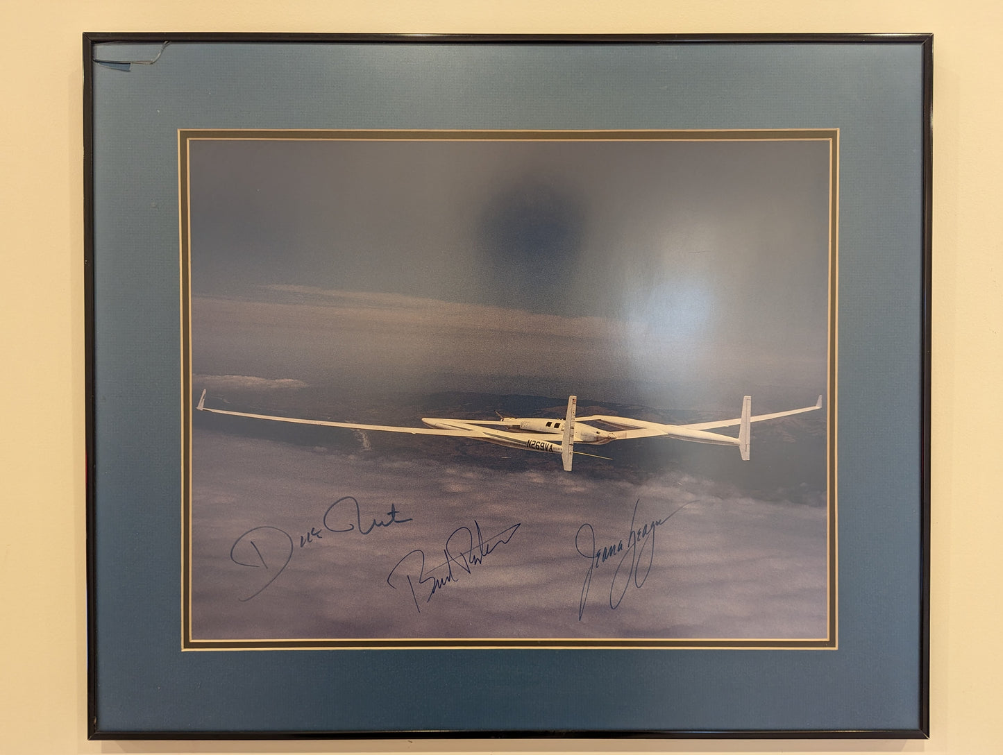Rutan Voyager - Autographed Photo (1986)