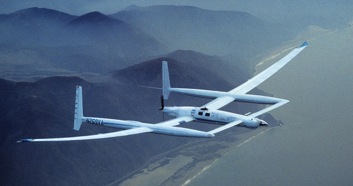 Rutan Voyager - Autographed Photo (1986) – Westport Tech Museum