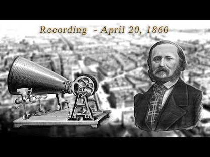 First Record Phonautograph & Earliest Audio Recordings (1860) [Online-Exclusive ...